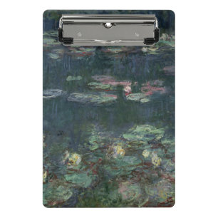 Claude Monet   Waterlilies: Green Reflections Mini Clipboard