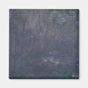 Claude Monet Waterlilies: Reflections of Trees Magnet