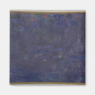 Claude Monet Waterlilies: Reflections of Trees Magnet