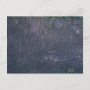 Claude Monet Waterlilies: Reflections of Trees Postcard