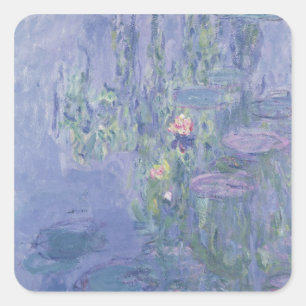 Claude Monet   Waterlilies Square Sticker
