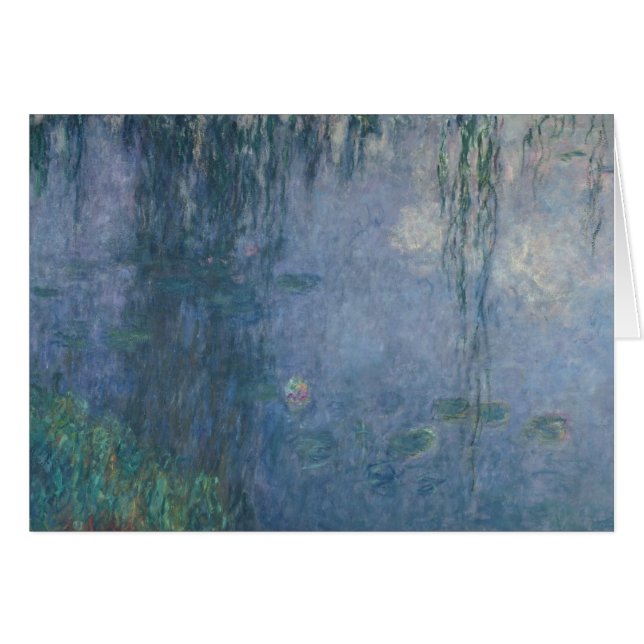 Claude Monet | Waterlilies: Weeping Willows, 1914 (Front Horizontal)