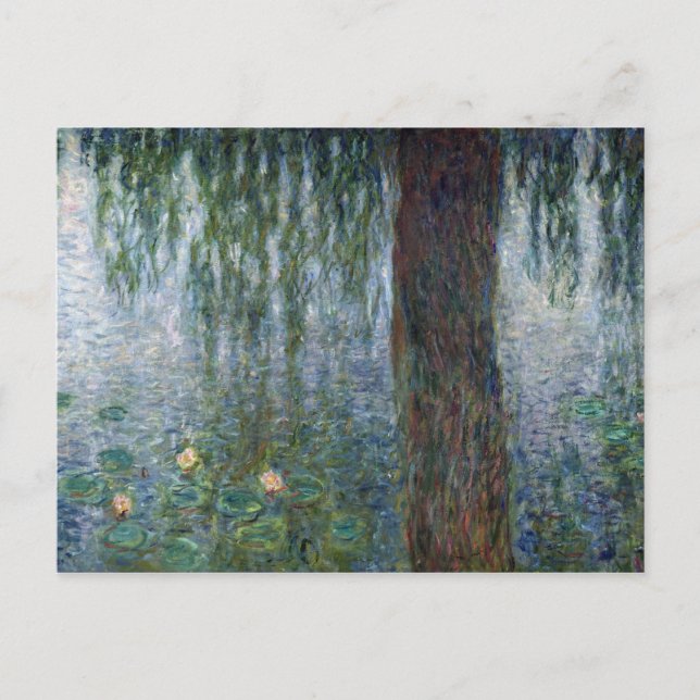 Claude Monet | Waterlilies Weeping Willows left Postcard (Front)