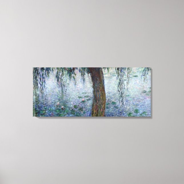 Claude Monet | Waterlilies Weeping Willows right Canvas Print (Front)