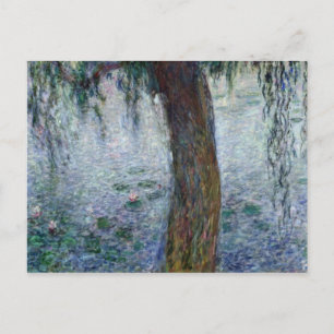 Claude Monet Waterlilies Weeping Willows right Postcard