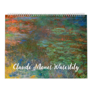 Claude Monet Waterlily Calendar