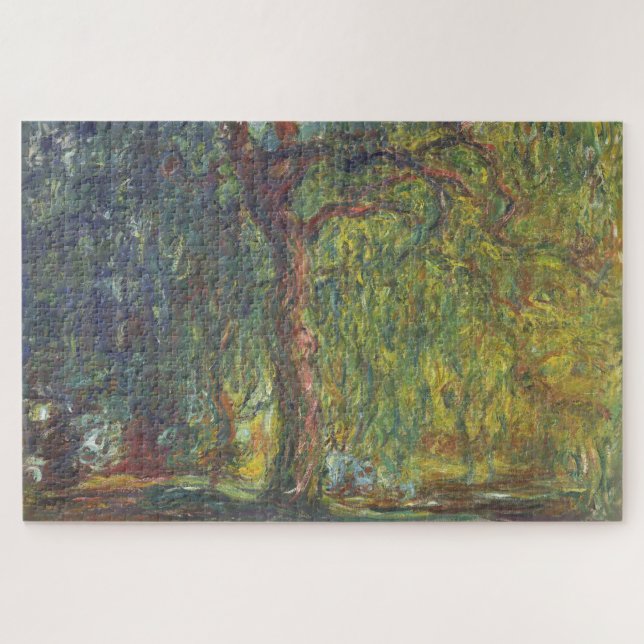 Claude Monet Weeping Willow 1918–19 Jigsaw Puzzle (Horizontal)