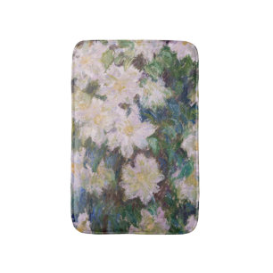 Claude Monet - White Clematis Bath Mat