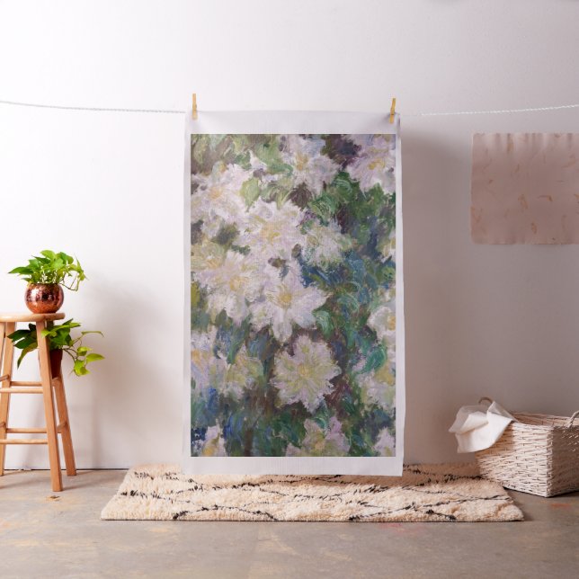Claude Monet - White Clematis Fabric (In Situ)