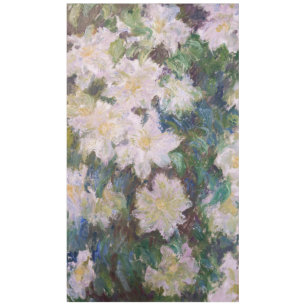 Claude Monet - White Clematis Tablecloth