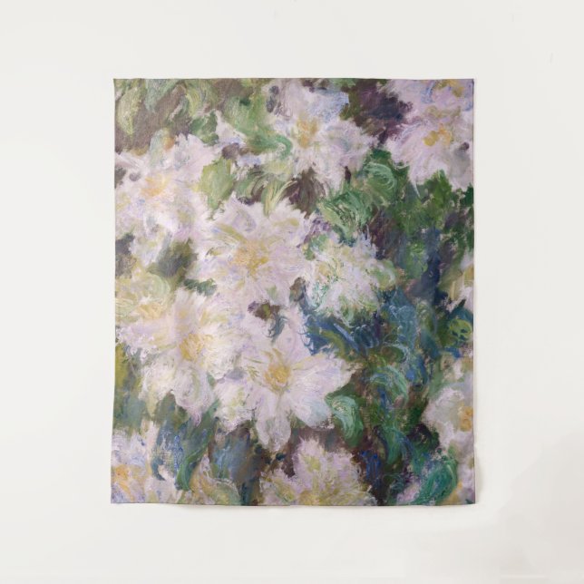 Claude Monet - White Clematis Tapestry (Front)
