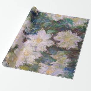 Claude Monet - White Clematis Wrapping Paper