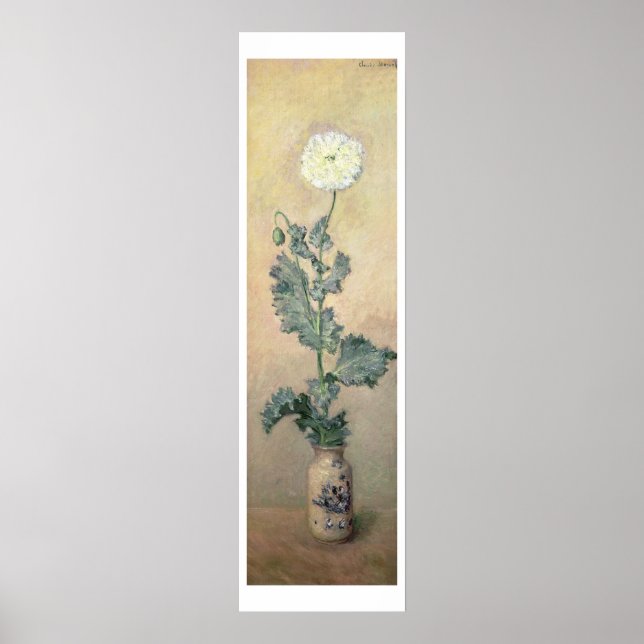 Claude Monet | White Poppy, 1883 Poster (Front)