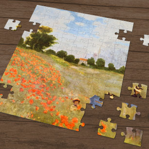 Claude Monet // Wild Poppies Jigsaw Puzzle