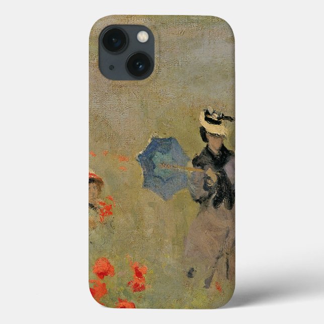 Claude Monet | Wild Poppies, near Argenteuil Case-Mate iPhone Case (Back)
