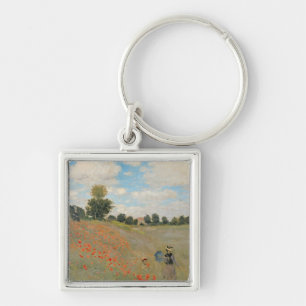 Claude Monet   Wild Poppies, near Argenteuil Keychain