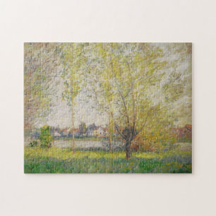 Claude Monet - Willows of Vetheuil Jigsaw Puzzle