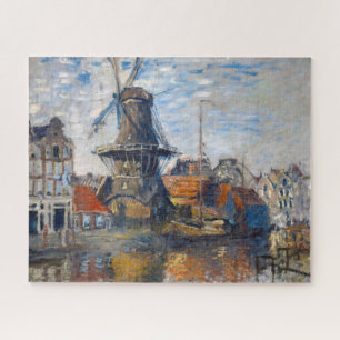 Claude Monet - Windmill, Amsterdam  Jigsaw Puzzle
