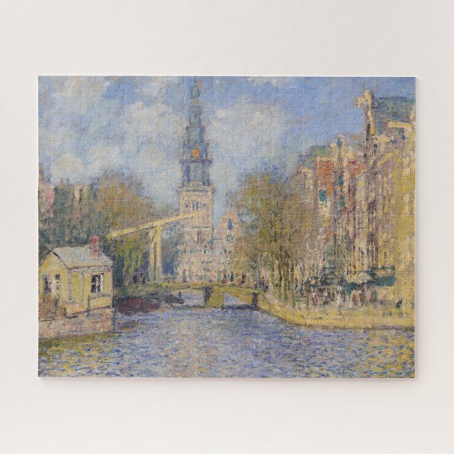 Claude Monet - Windmills near Zaandam Jigsaw Puzzle (Horizontal)