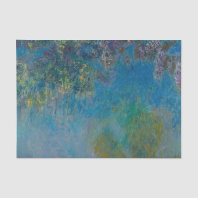 Claude Monet Wisteria Fine Art Floral GalleryHD Tissue Paper (Front)