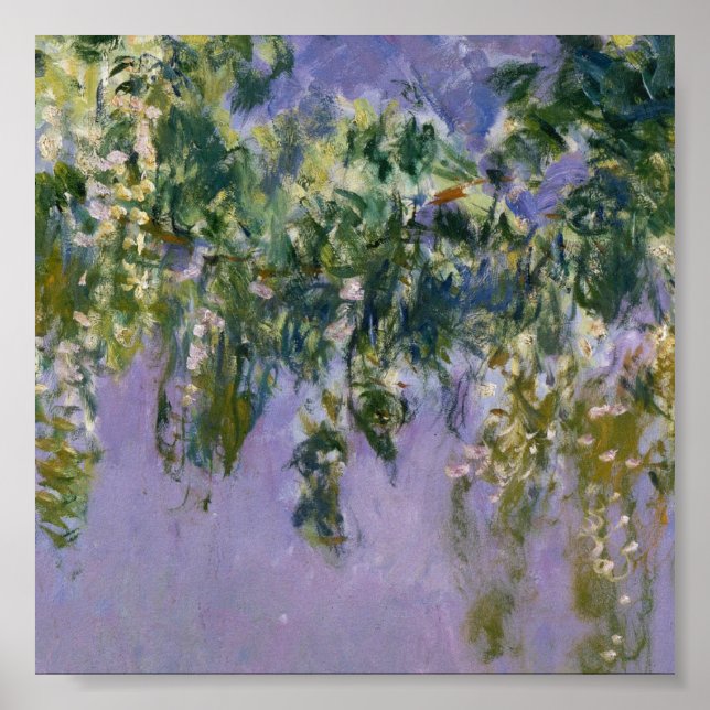 Claude Monet - Wisteria Poster (Front)