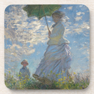 Claude Monet Woman with a Parasol 1875 Coaster