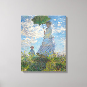 Claude Monet Woman with a Parasol Canvas Print