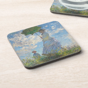 Claude Monet Woman with a Parasol Coaster