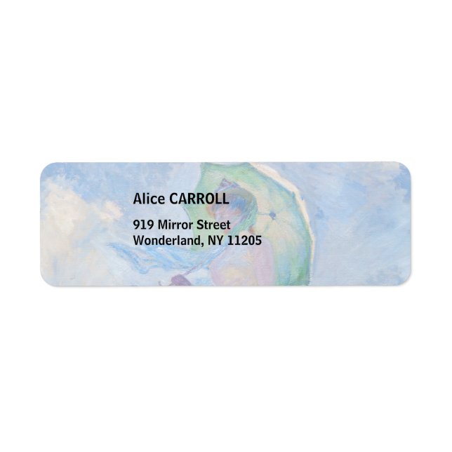 Claude Monet - Woman with a Parasol facing left (Front)