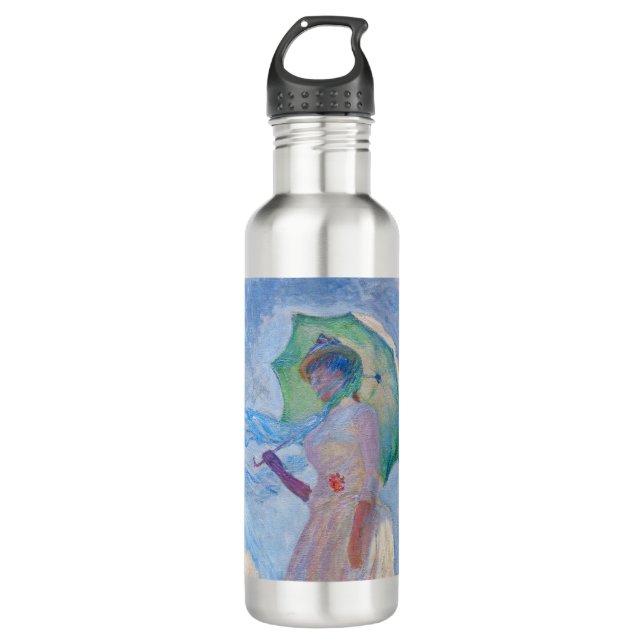 Claude Monet - Woman with a Parasol facing left 710 Ml Water Bottle (Front)