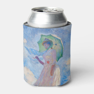 Claude Monet - Woman with a Parasol facing left Can Cooler
