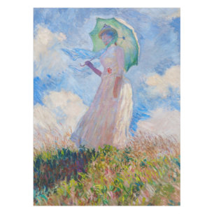 Claude Monet - Woman with a Parasol facing left Tablecloth