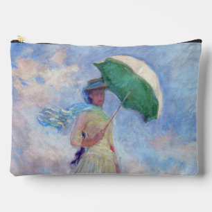 Claude Monet - Woman with a Parasol facing right Accessory Pouch