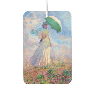 Claude Monet - Woman with a Parasol facing right Air Freshener