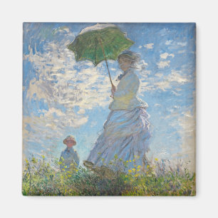 Claude Monet Woman with a Parasol Magnet