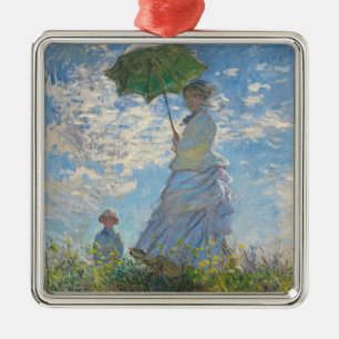 Claude Monet   Woman with a Parasol Metal Ornament