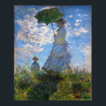 Claude Monet: Woman With a Parasol Poster<br><div class="desc">Claude Monet was a founder of French impressionist painting, and the most consistent and prolific practitioner of the movement's philosophy of expressing one's perceptions before nature, especially as applied to plein-air landscape painting. The 1875 painting Woman With a Parasol-Madame Monet and Her Son belongs to a series of paintings which...</div>
