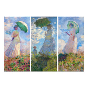 Claude Monet - Woman with a Parasol serie Photo Print