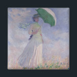 Claude Monet | Woman with a Parasol Turned Right Magnet<br><div class="desc">Woman with a Parasol turned to the Right,  1886 | by Claude Monet | Art Location: Musee d'Orsay,  Paris,  France | French Artist | Image Collection Number: XIR61731</div>