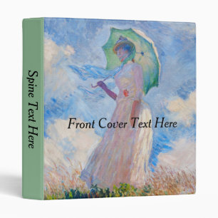 Claude Monet - Woman with a Parasol/Umbrella Binder