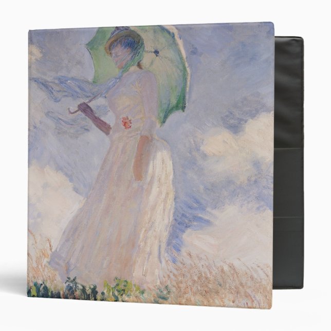 Claude Monet | Woman with Parasol Turned Left Binder (Front/Inside)