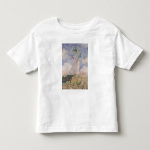 Claude Monet Woman with Parasol Turned Left Toddler T-shirt