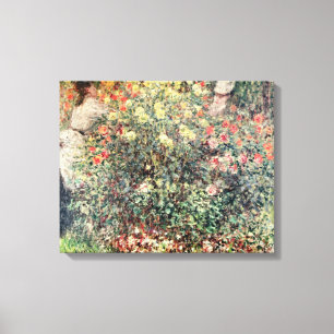 Claude Monet   Women in the Flowers, 1875 Canvas Print