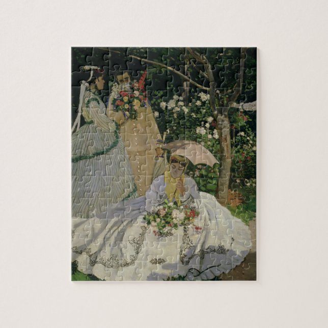 Claude Monet | Women in the Garden Jigsaw Puzzle (Vertical)