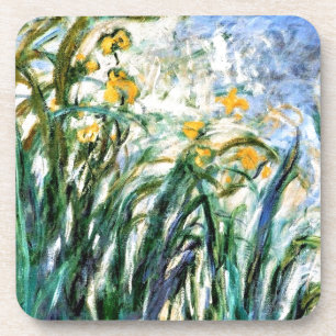 Claude Monet Yellow Irises and Malva 19 Coaster