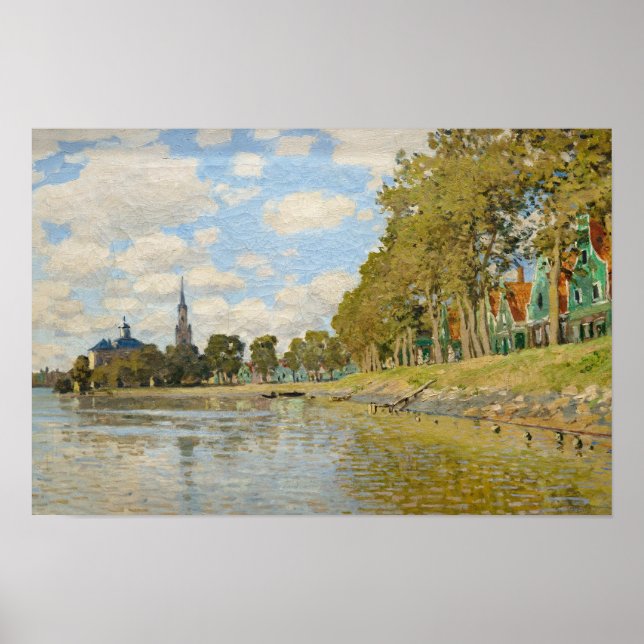 Claude Monet - Zaandam Poster (Front)