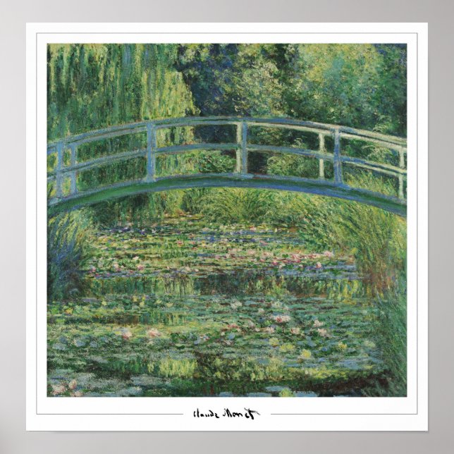 Claude Monet Zedign Art Poster #1 (Front)