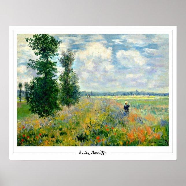 Claude Monet Zedign Art Poster #108 (Front)