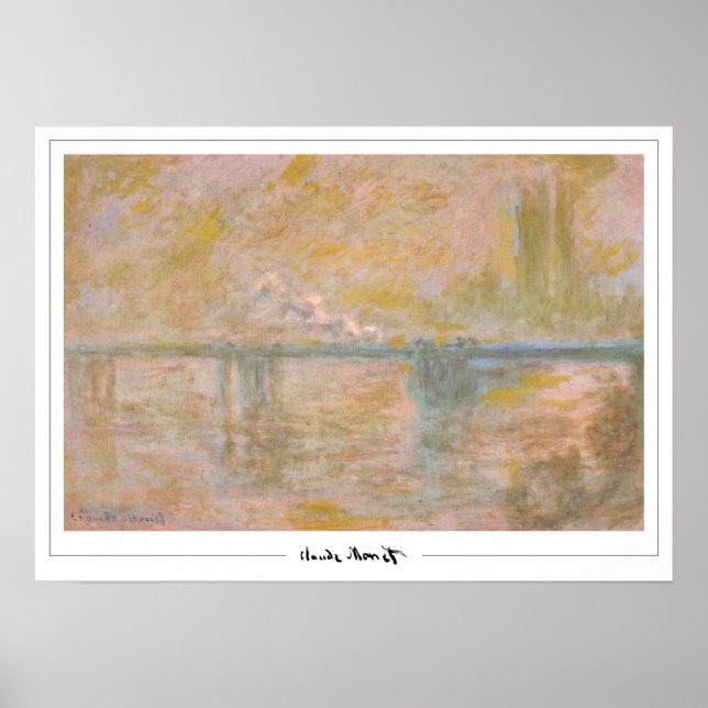 Claude Monet Zedign Art Poster #12-2 (Front)