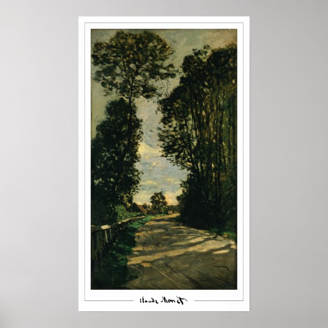 Claude Monet Zedign Art Poster #17-2 (Front)